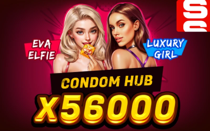 Enjoy playing Condom Hub x56000 at 1xbet.