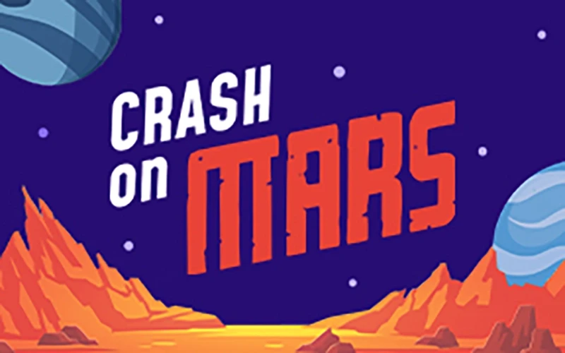 The 1xbet Crash Games section offers Crash on Mars.