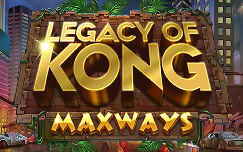 Legacy of Kong is presented among other slot games at 1xbet.