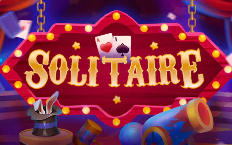 1xbet offers the Solitaire game to play.