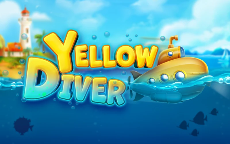 1xbet provides the Yellow Diver game.