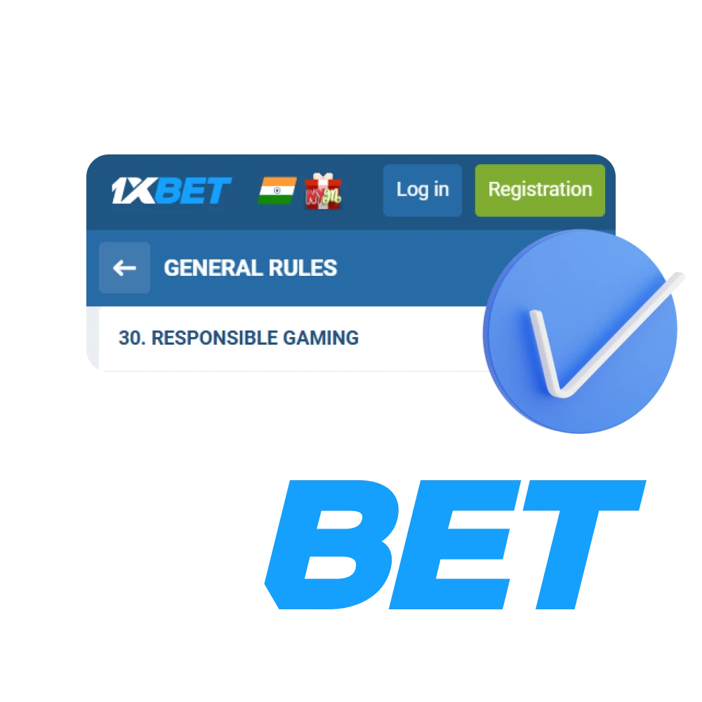 1xbet operates under a responsible gaming policy.